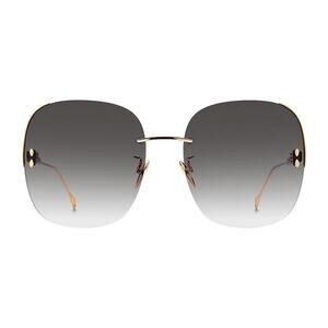 Isabel Marant Square Gradient Rimless Sunglasses
